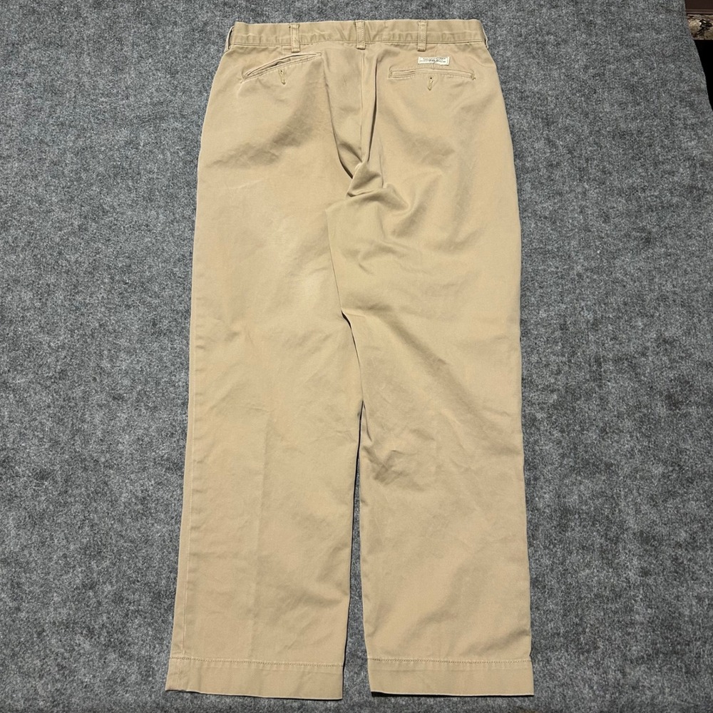 Polo Ralph Lauren Prospect Pant Khaki Chino Tan 36/30 Skater Retro Preppy